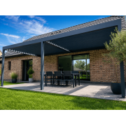 Pergola bioclimatique adossée 2 modules