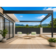 Pergola Toit Ouvert Motorisé Retractable H4