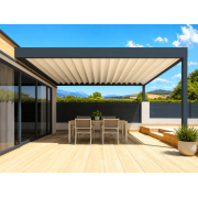 Pergola Toit Fermé Motorisé Retractable H4