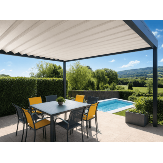 Pergola Aluminium Toit Retractable