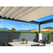 Pergola Accordéon Toit Retractable Entrre Murs