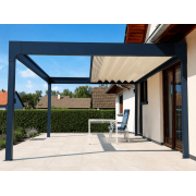 Pergola Aluminium 4 Poteaux Toit Retractable