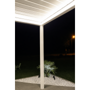 Pergola bioclimatique manuelle L1 4x4 adossée