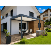 Pergola bioclimatique électrique L1 4x3m 4 poteaux