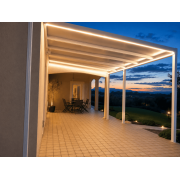Pergola Alu avec lumière led