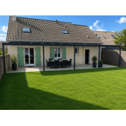 Pergola 11x4 7016 Aluminium adossée