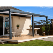 Pergola 6x4 7016 gris anthracite