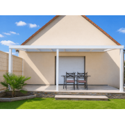 Pergola asymétrique Aluminium adossée