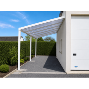 Carport Alu 6x3 toit polycarbonate