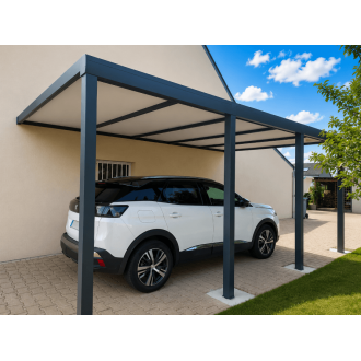 Carport Alu adossé sur mesure