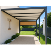 Carport Aluminium 6m adossé