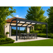 Structure Seule Pergola Autoportée 6x5m V3 2 Pentes