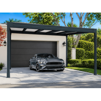 Carport Aluminium V3 Polycarbonate 32mm 6x6m