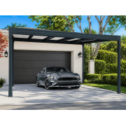 Carport Aluminium V3 Polycarbonate 32mm 6x6m