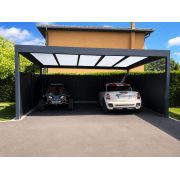 Carport Aluminium V3 Polycarbonate 32mm 6x6m