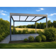 Carport Autoporté V3 Polycarbonate 32mm 5x5m