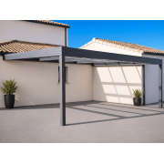 Structure Seule Carport V3 Adossé 6x5m