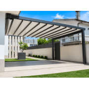 Pergola Toile Rétractable S-Luxe Sauleda® Adossée Electrique