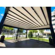 Pergola Toile Rétractable S-Luxe Soltis w96 Ferrari® avec Lumière Led