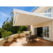 Pergola Suspendue (Bras de Supports) Toile Rétractable S-Luxe Sauleda® Technical Etanche Electrique