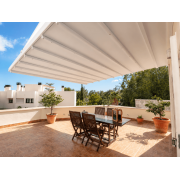 Pergola Suspendue (Bras de Supports) Toile Rétractable S-Luxe Sauleda® Technical Etanche Electrique