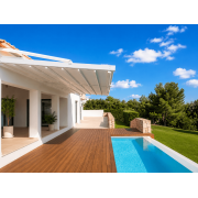 Pergola Suspendue (Bras de Supports) Toile Rétractable S-Luxe Sauleda® Technical Etanche Electrique