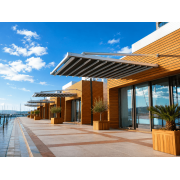 Pergola Suspendue Toile Rétractable S-Luxe Sauleda® Technical Etanche Electrique