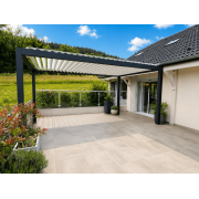 Pergola bioclimatique S3 autoportante 5x3.2m