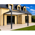 Pergola Bioclimatique Aluminium S3 AUTO-PORTÉE Lames Orientables Parallèles Électrique (Motorisation Vérin) Sur Mesure