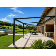 Pergola Toile Enroulable 4 Modules