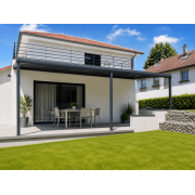 Pergola toile enroulable solaire Dickson