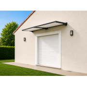 Marquise Auvent Suspendu Baie Vitrée Gris Anthracite 7016 