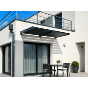Brise Soleil Horizontal 2.4m Gris Anthracite 7016