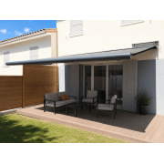 Store banne solaire 6x3 gris 7016 anthracite