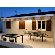 Store banne led 5m avec lambrequin