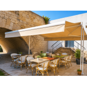 Store double pente restaurant brasserie