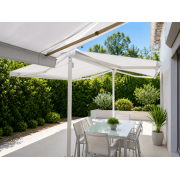 Store double pente blanc