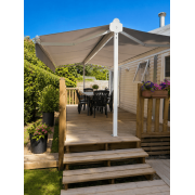 Store double pente manuel terrasse bois
