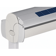 Emplacement panneau solaire et batterie sur coffre intégral
