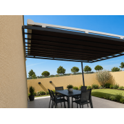 Store de toit pergola métal acier