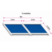 Dimensions maxi store de toit 2 modules