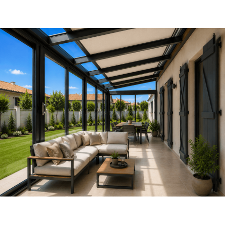 Store de toit pergola 12x4