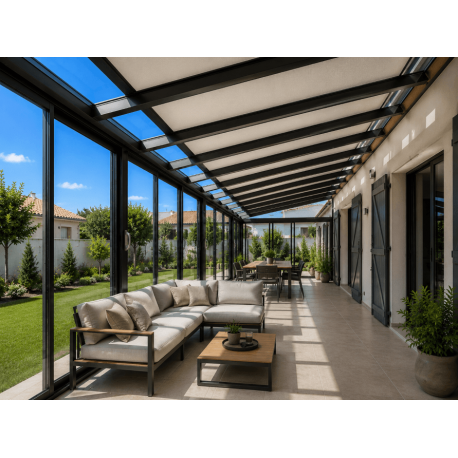 Store de toit véranda 15x3