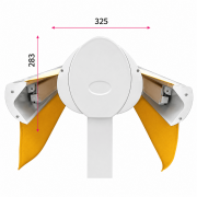 Dimensions coffre intégral fermé étanche
