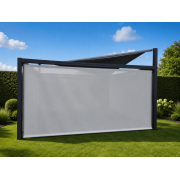 Store à Guide pour pergola micro-perforé SWK M654 Grey