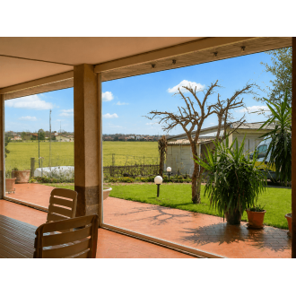 Store ZIP Cristal Transparent Manuel pour Pergola