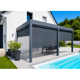 Store Screen ZIP Solaire Pergola