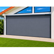 Rideau ZIP Solaire Somfy Toile Otarie 7605-51192 Véozip Ferrari 4.58 x 2.05 m Baie Vitrée