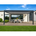 Pergola Aluminium Toit Plat Bac Acier OBX Autoportée Sur Mesure