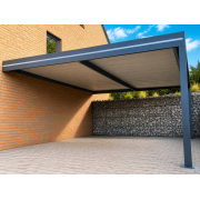 Carport Toit Bac Acier Adossé 5.8x4m